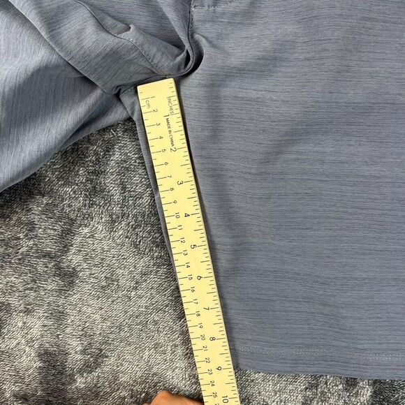 BYLT Kinetic Chino Shorts Heather Gray Men's M 9" Inseam Golf Hybrid - Picture 6 of 11
